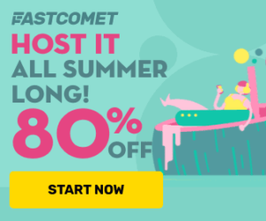 fastcomet promotion banner